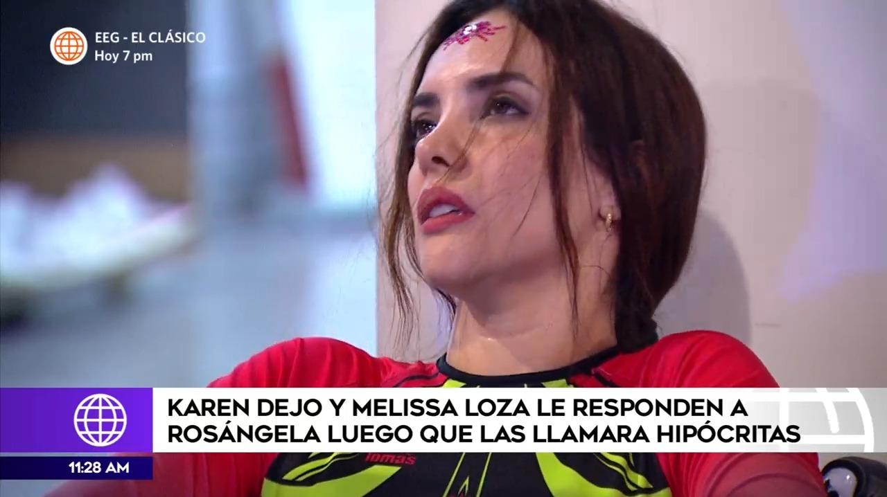 Rosángela Espinoza no está en su mejor momento en EEG