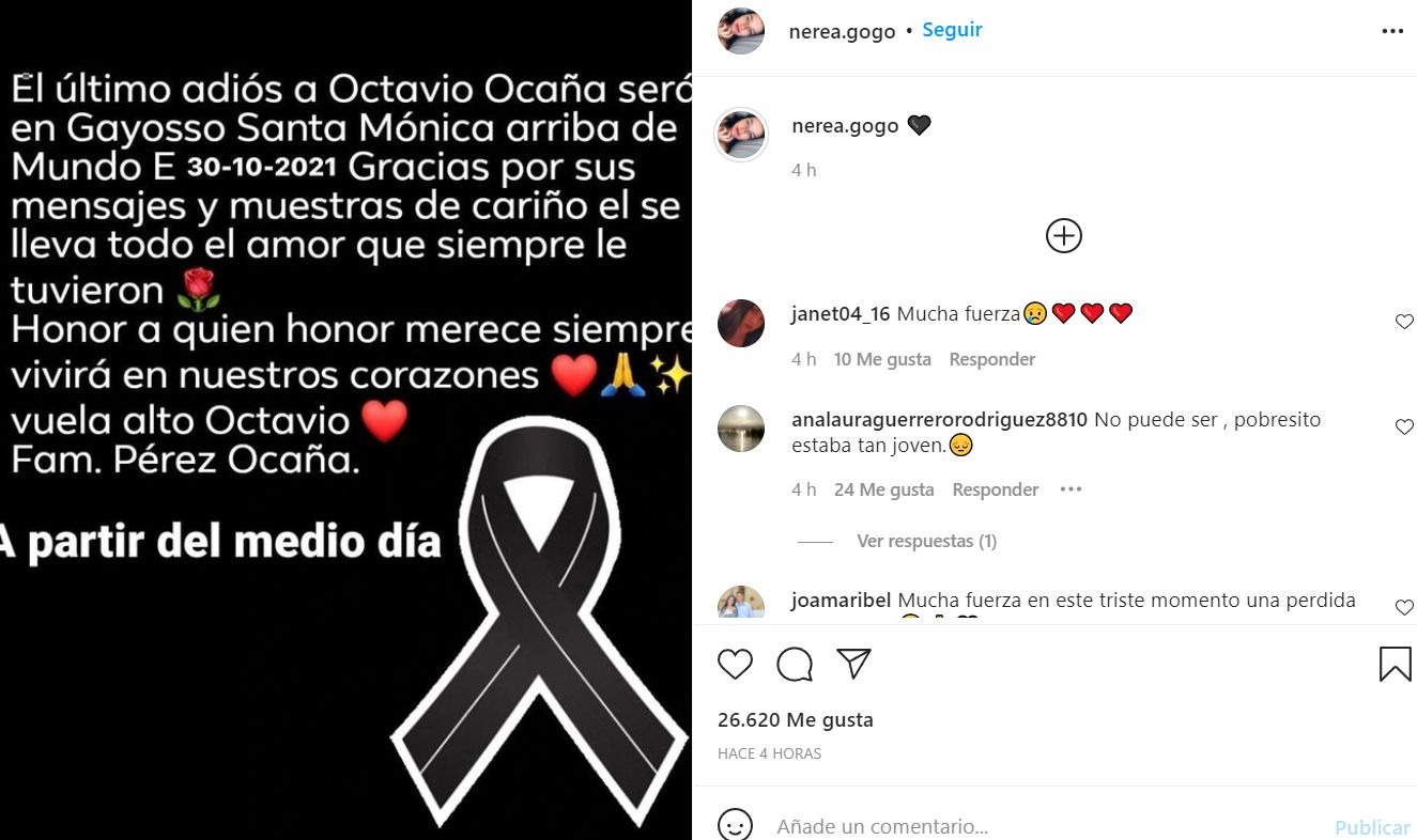 Octavio Ocaña: Novia del actor le dedica conmovedor mensaje tras su fallecimiento 