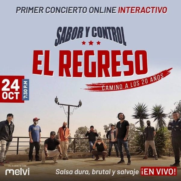 Orquesta Sabor y Control lanza nuevo tema en su primer concierto virtual este 24 de octubre