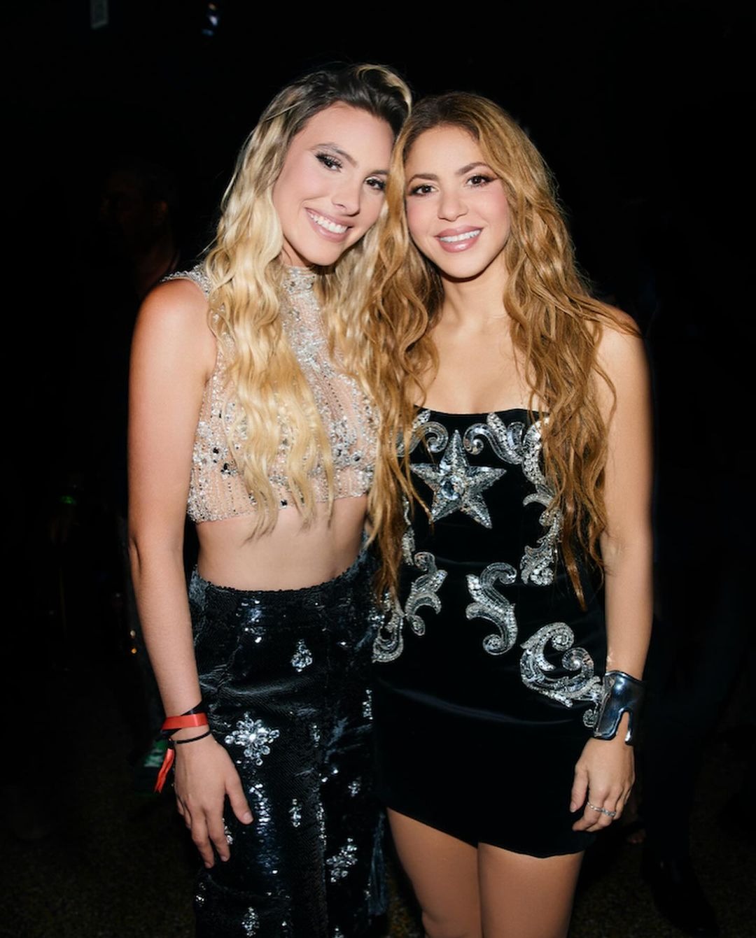 Shakira y Lele Pons en el lanzamiento del disco 'Las mujeres ya no lloran' en Miami / Instagram
