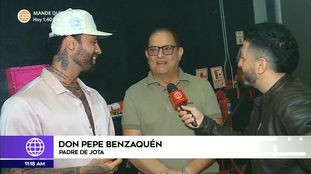 Padre de Jota Benz está feliz por la relación de su hijo con Angie Arizaga / Video: Más Espectáculos