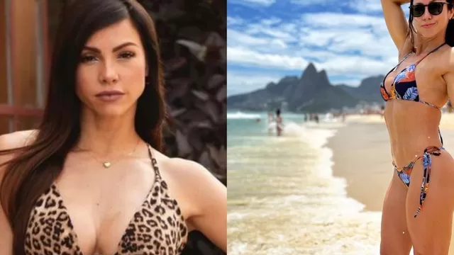 Paloma Fiuza y su espectacular figura en las playas de Brasil