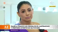 Pamela Franco prefiere que Christian Domínguez ya no hable del divorcio