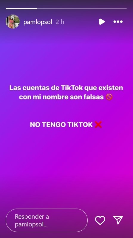 Pamela López denunció que están suplantando su identidad en TikTok/Foto: Instagram 