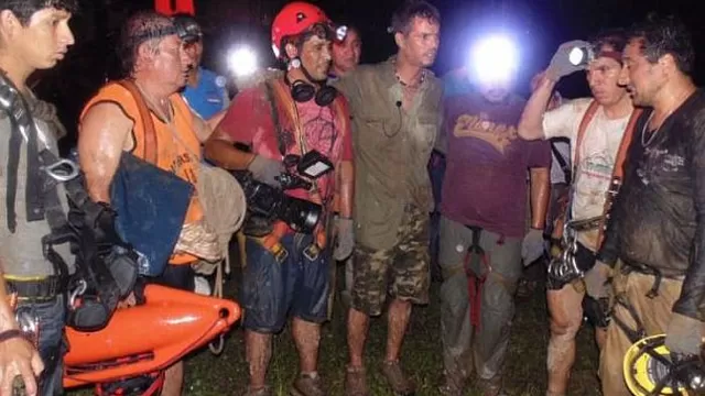 Pancho Cavero y su equipo de producción quedaron atrapados en cueva de Tingo María