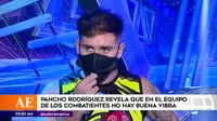 Pancho Rodríguez tras criticar a combatientes: "Acá los chicos están más tranquilos y relajados" 