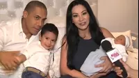 Paola Ruíz presenta a su hijo recién nacido en televisión y enternece a fans