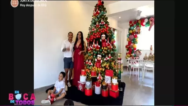 Paola Ruíz y Ángel Véliz reaparecen y muestran su decoración navideña tras momentos complicados 