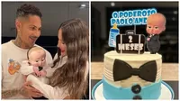 Paolo Guerrero y Ana Paula Consorte derrocharon amor en celebración por dos meses de su hijo