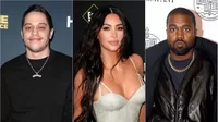 Pete Davidson provoca a Kanye West enviándole una foto íntima con Kim Kardashian