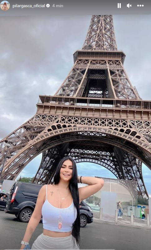 Pilar Gasca se fue a París, Francia y mostró sus mejores fotos / Instagram