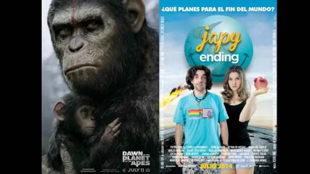 ‘El Planeta de los Simios: Confrontación’ y ‘Japy Ending’ entre los estrenos