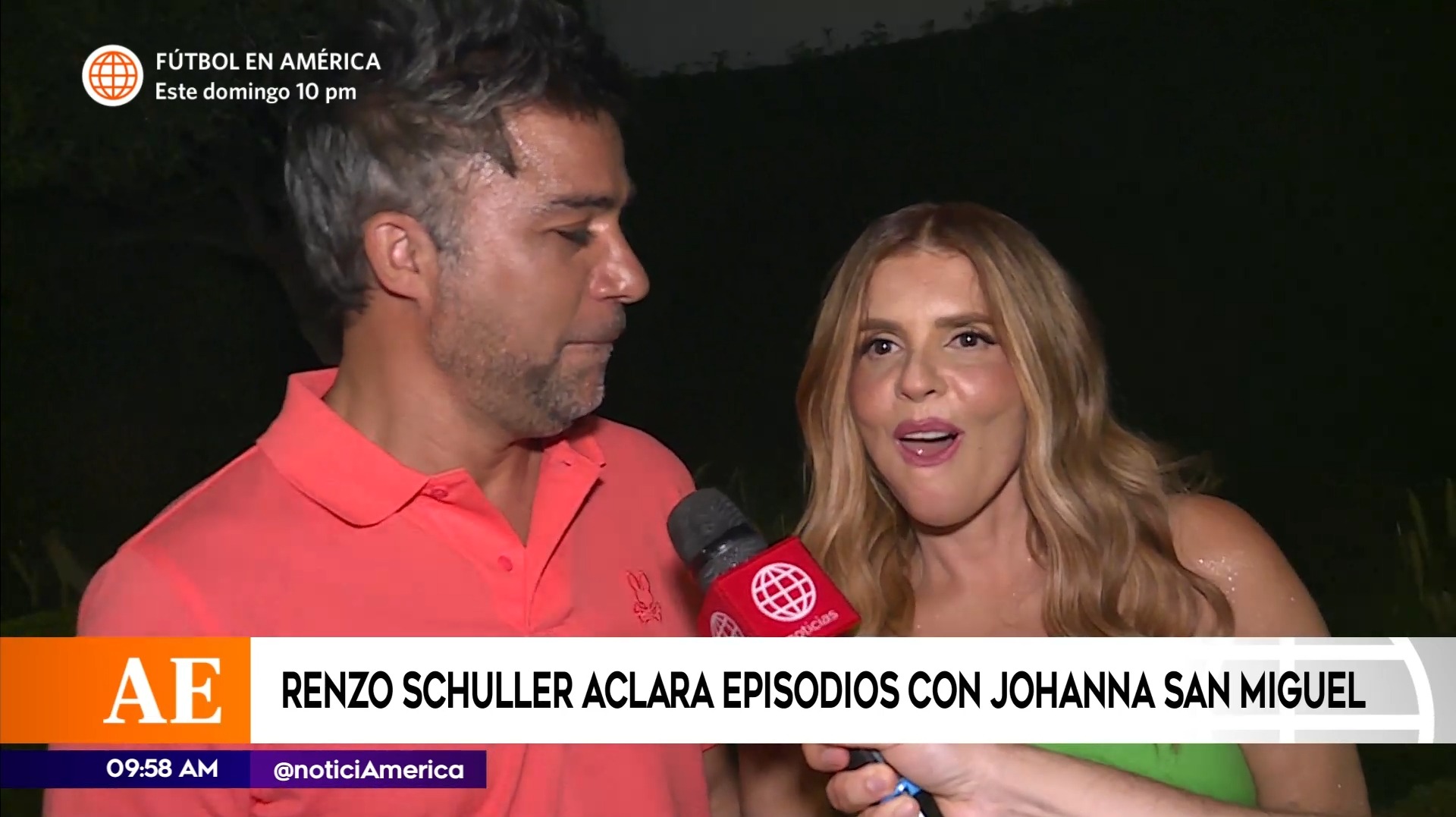 Johanna San Miguel y Renzo Schuller hablaron de su nuevo enfrentamiento / América Espectáculos