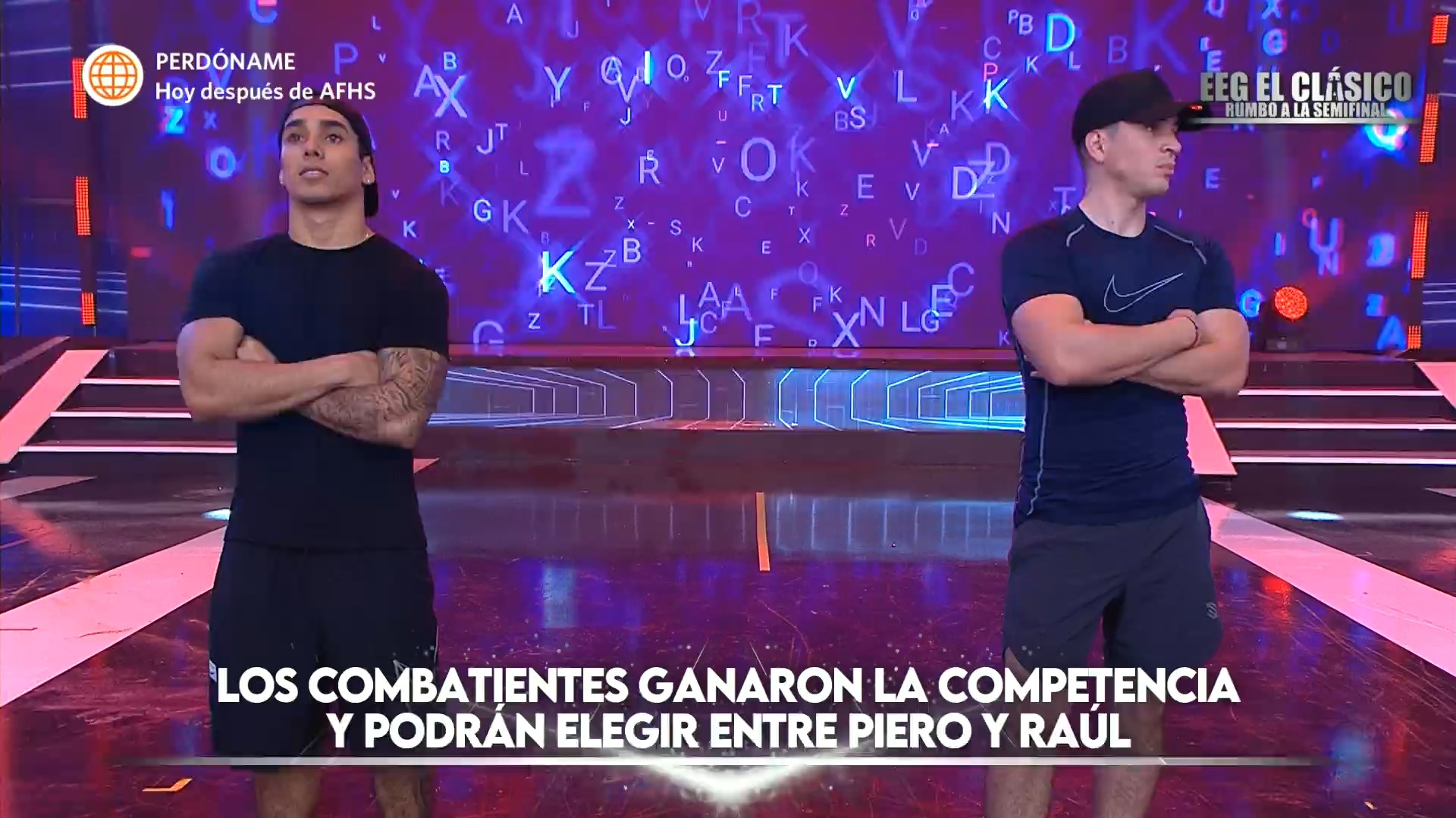 Los combatientes ganaron y debieron escoger entre Piero o Raúl. Fuente: AméricaTV