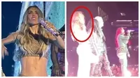 RBD: Fan golpea a Anahí en el rostro tras lanzarle objeto durante concierto