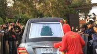 Restos de Roberto Gómez Bolaños llegaron a Televisa para homenaje póstumo