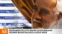 El actor peruano Ricardo Blume murió en México a los 87 años