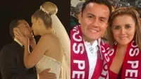 Richard Acuña reveló video inédito de su boda con Brunella Horna y su hermana le dedicó adorable mensaje 