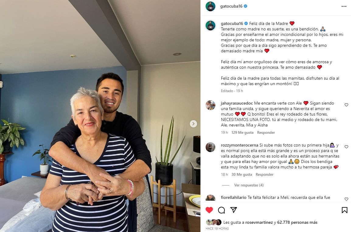 Rodrigo Cuba aclaró supuesto saludo a Melissa Paredes por el Día de la madre 