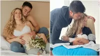 Rodrigo Cuba y Ale Venturo comparten primeras imágenes de su bebé recién nacida