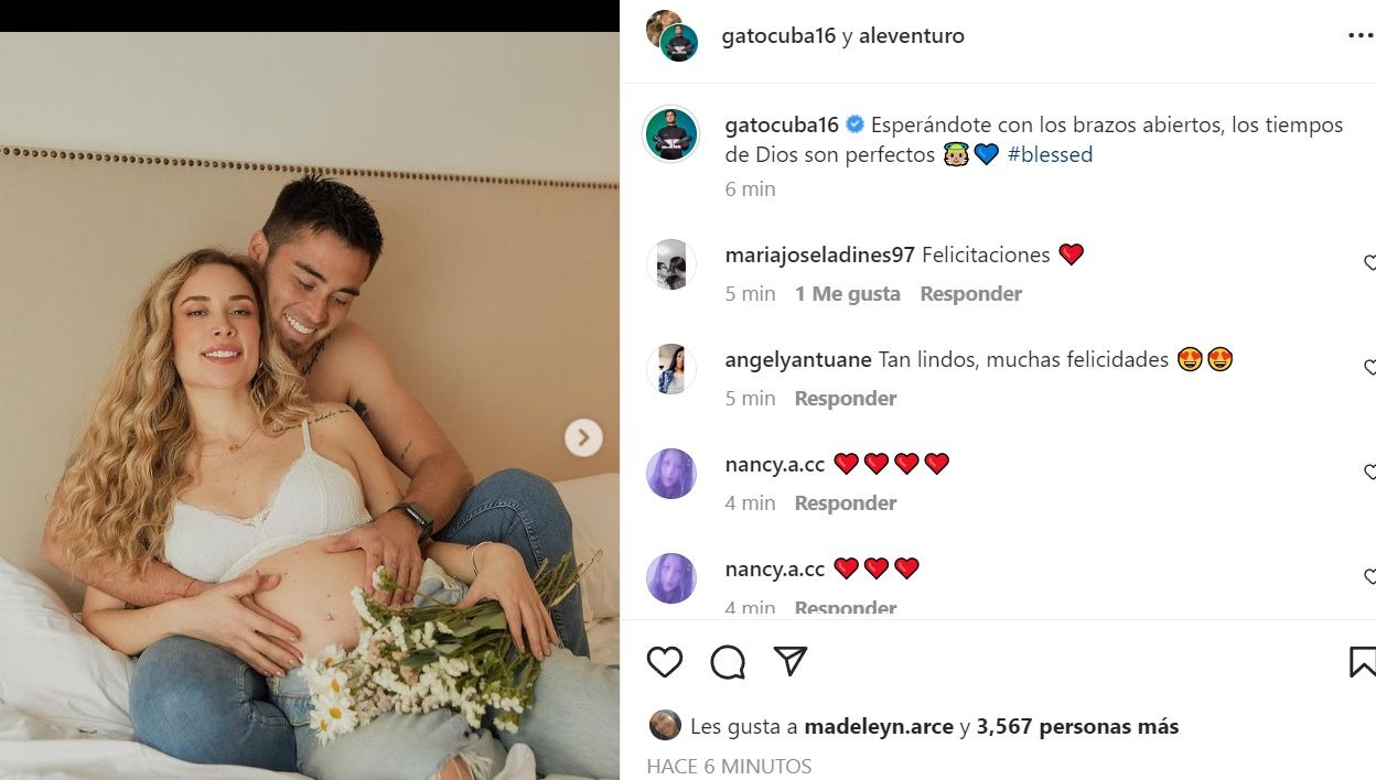Rodrigo Cuba y Ale Venturo confirman que tendrán un bebé