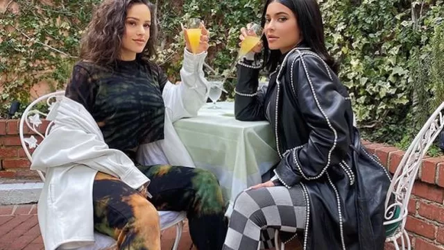 Rosalía y Kylie Jenner. Foto: Instagram 
