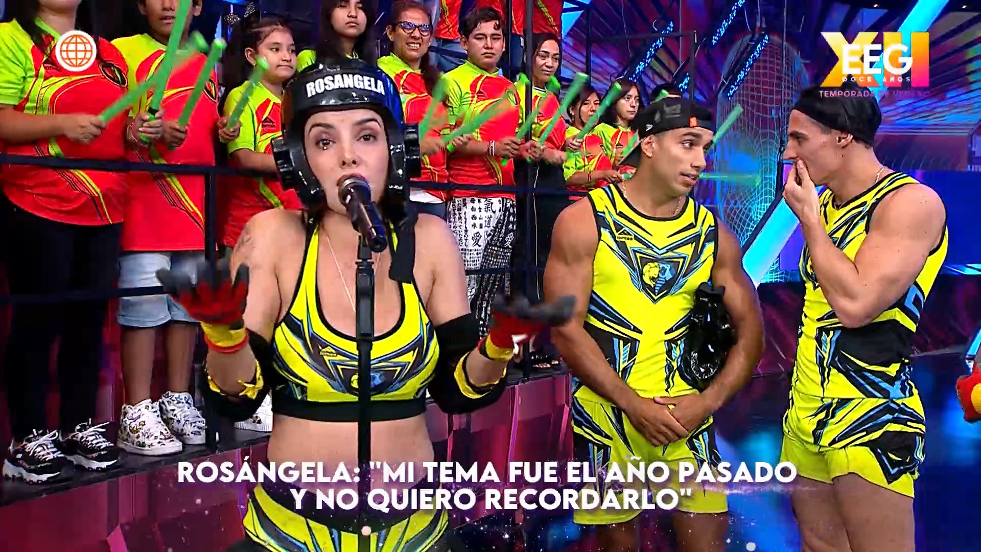 Rosángela Espinoza enfrentó a Karen Dejo en EEG. Fuente: AméricaTV