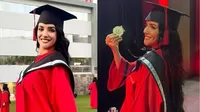 Rosángela Espinoza se graduó de la universidad y compartió su felicidad en redes