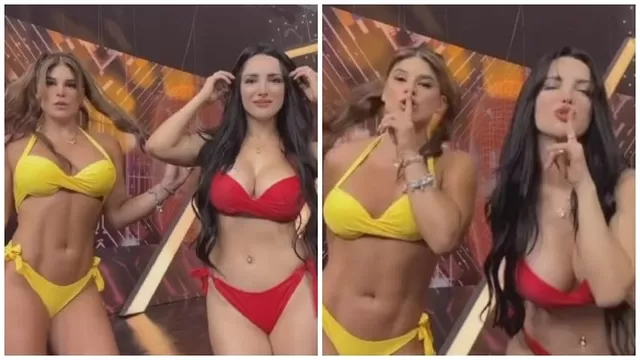 Rosángela Espinoza y Macarena Vélez derrocharon sensualidad con candente baile