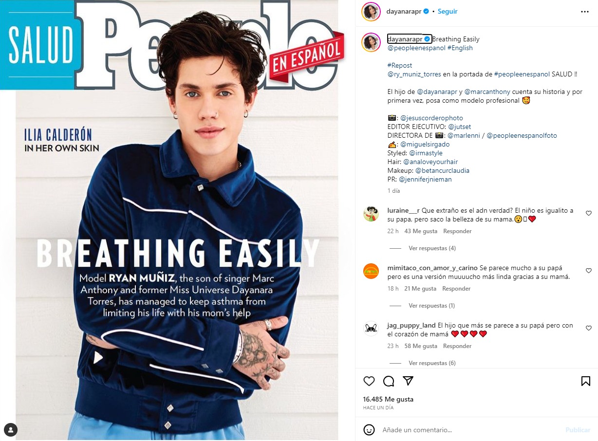 Hijo de Marc Anthony debutó como modelo. Foto: Instagram