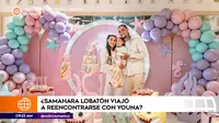Samahara Lobatón y su hija Xianna viajaron a Estados Unidos a reencontrarse con Youna