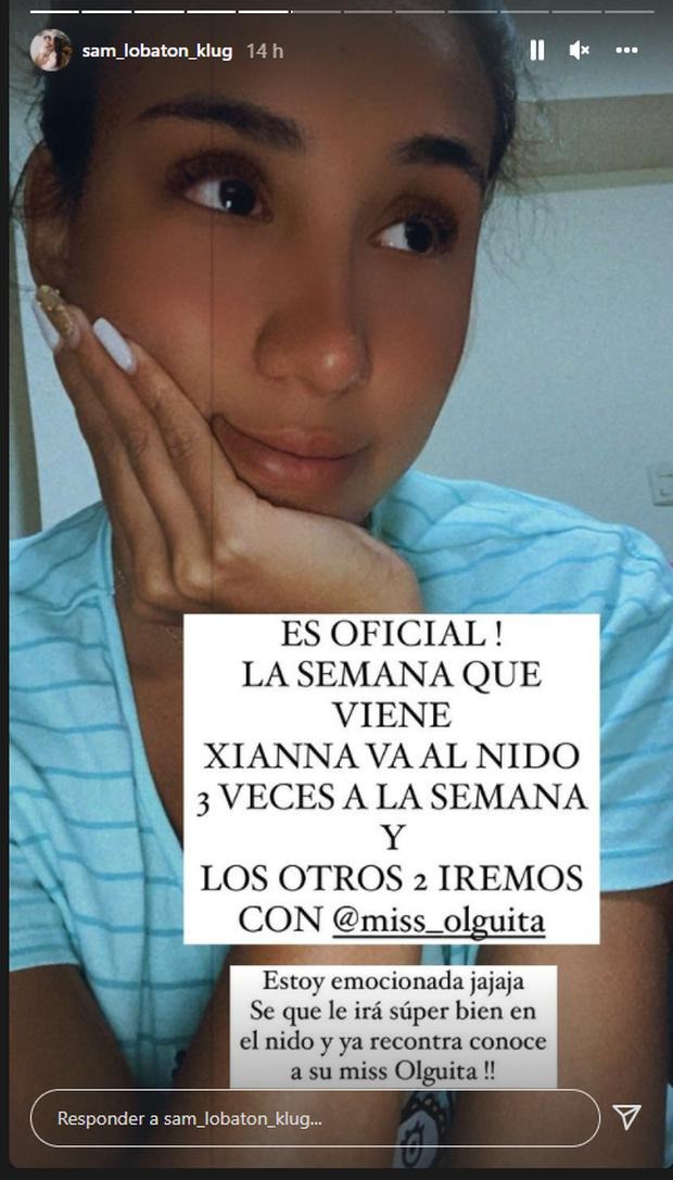 Samahara Lobatón inscribió a su hija en el nido para poder ir a la universidad: “Estoy emocionada”