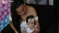 Samahara Lobatón reveló por primera vez el rostro de su hija Xianna 