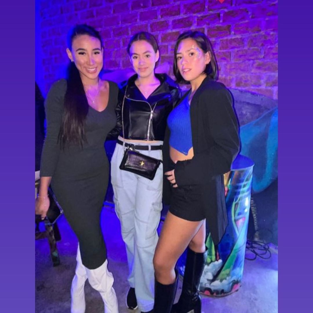 Samahara Lobatón se fue de fiesta con sus hermanas Gianella y Melissa