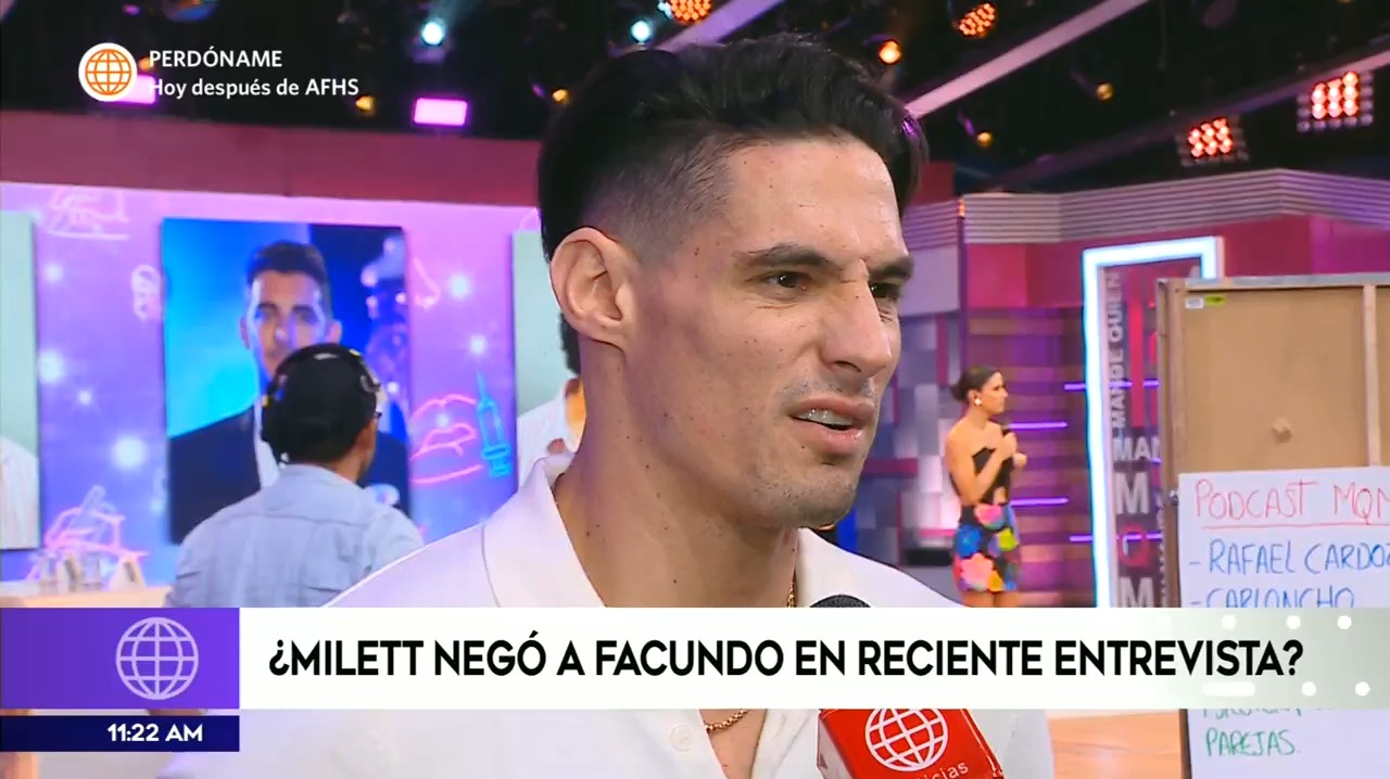 Facundo González se enteró que Milett Figueroa no recordó su ampay / Más Espectáculos 