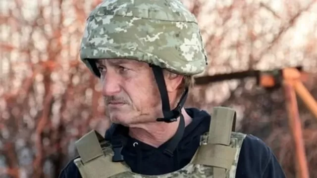 Sean Penn viajó a Ucrania para filmar documental sobre invasión rusa