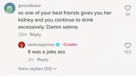 Selena Gómez se molestó con seguidor por broma en redes sociales 