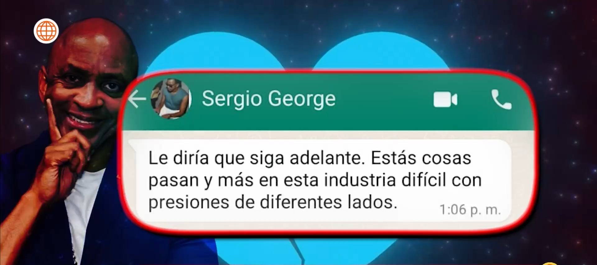 Sergio George se pronunció tras el fin de la relación de yahaira Plasencia con Jair Mendoza/Foto: 'América Hoy' 