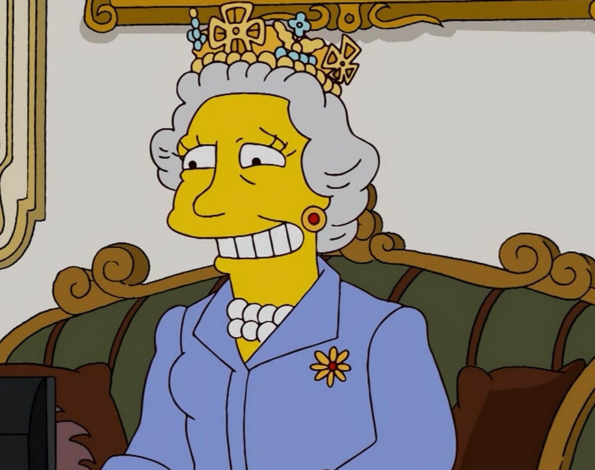 De los Sex Pistols a los Simpsons, Isabel II en la cultura popular