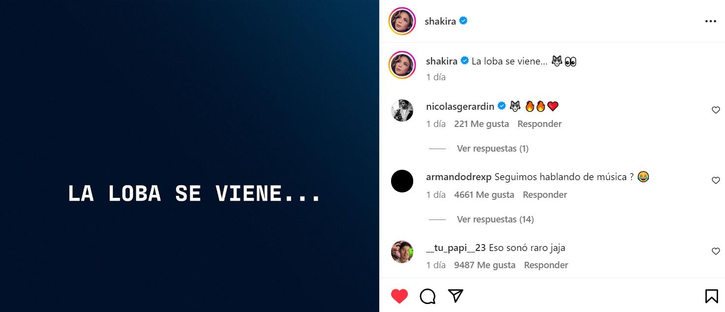 Shakira ya daba señales de su nueva gira / Instagram