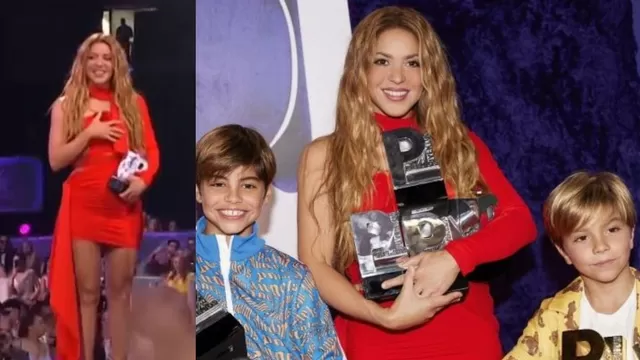 Shakira arrasó en Premios Juventud y celebró con sus hijos Milan y Sasha