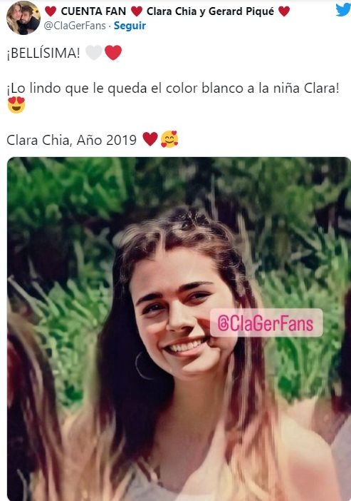 Shakira: Así lucía Clara Chía antes de conocer a Gerard Piqué