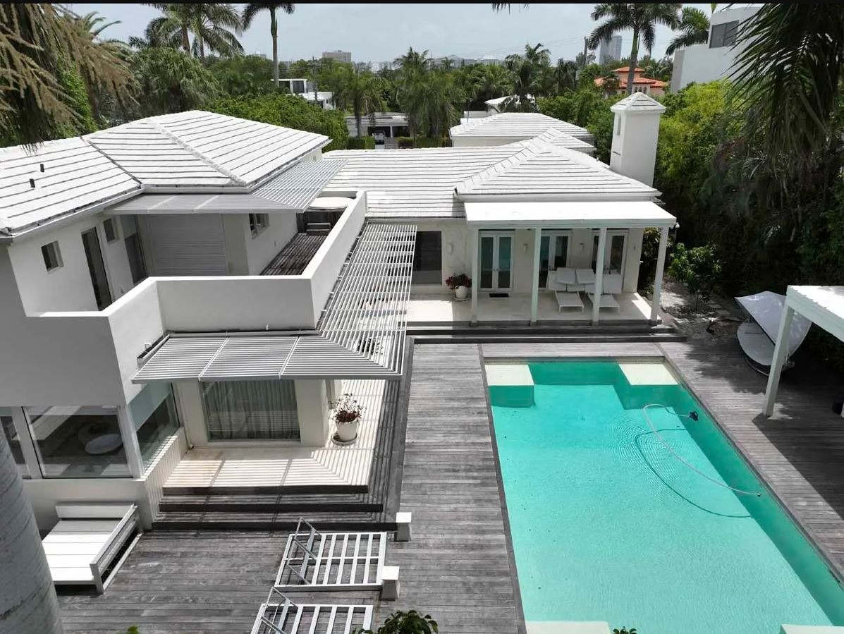 La lujosa casa de Shakira en Miami en el exclusivo sector de North Bay Road/Foto: Marca