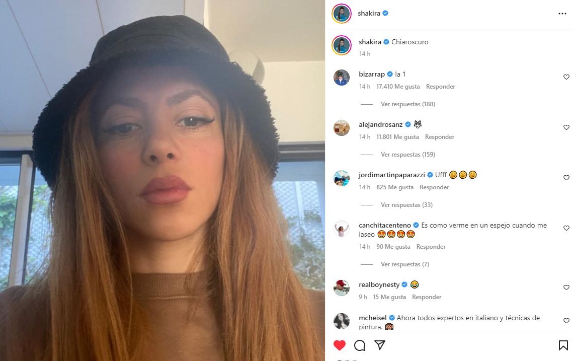 Shakira le envió mensaje a Clara Chía en nueva foto 