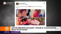 ¿Shakira y Piqué celebraron  juntos el cumpleaños de su hijo Milán?