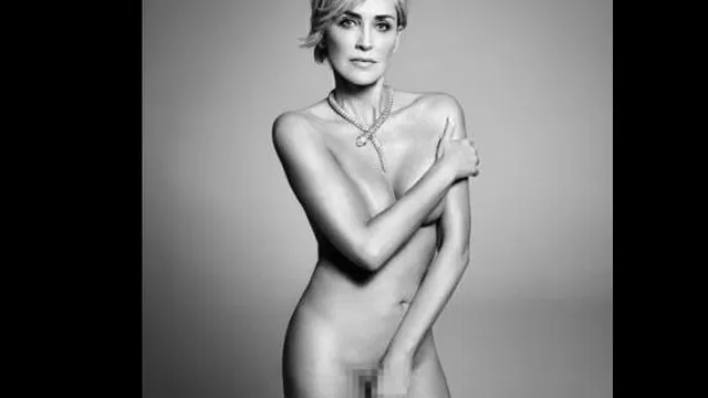 Sharon Stone demostró que se mantiene vigente posando desnuda a sus 57 años