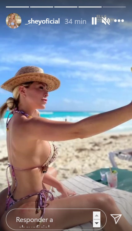  Sheyla Rojas y sus divertidos días en Cancún tras recibir el Año Nuevo
