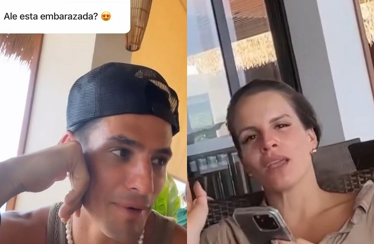 Facundo González le consultó a Alejandra Baigorria si estaba o no embarazada / Instagram