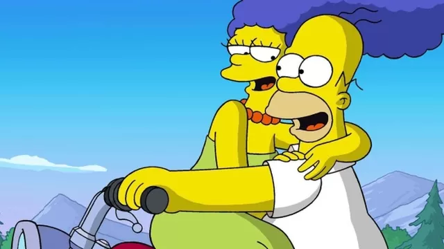 Margie y Homero Simpson
