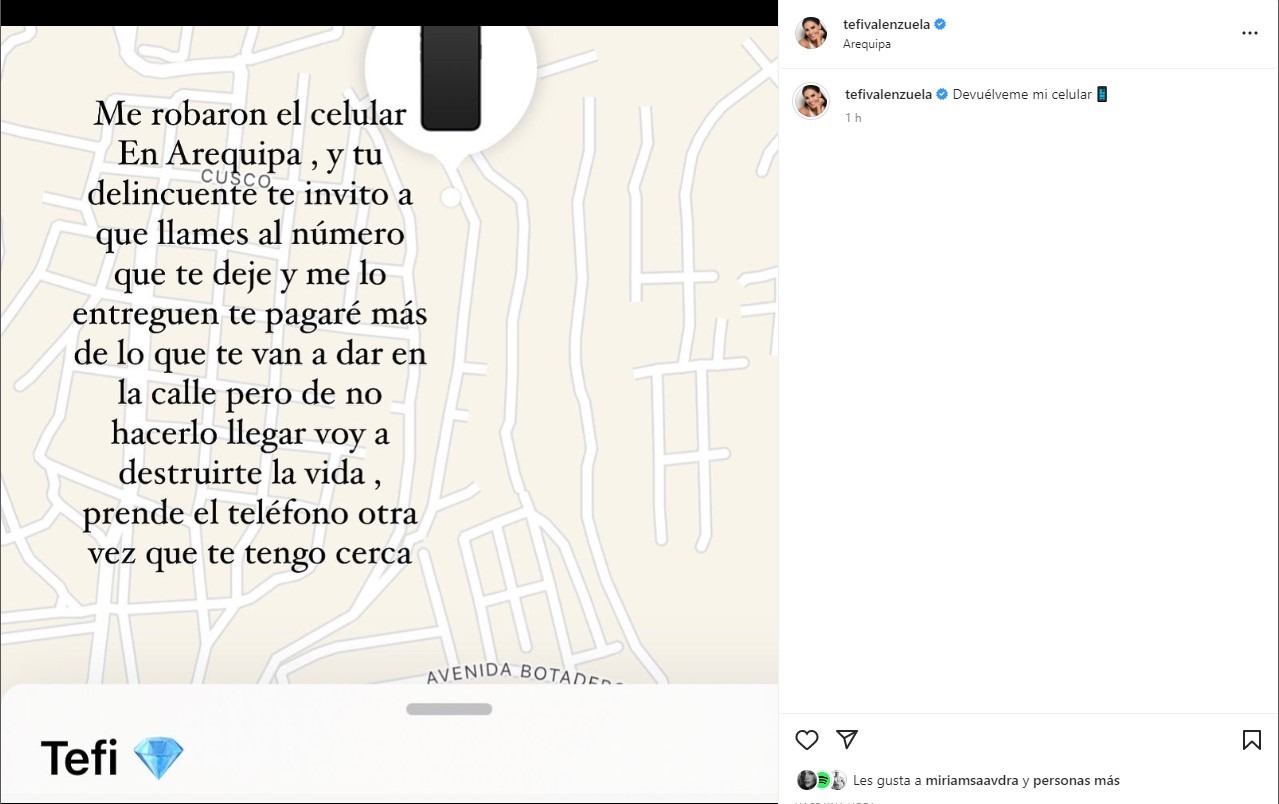Stephanie Valenzuela es víctima de robo en Arequipa: Modelo alertó a sus seguidores